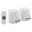 Wireless Door Open Chime Entry Alert Kit 8Ring Tones Plug In LED Light Mode IP44 - Image 3