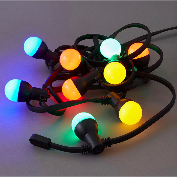 Blooma Outdoor String Lights 10 LED GL682 Barnaby Mains-powered Multicolour - Image 3