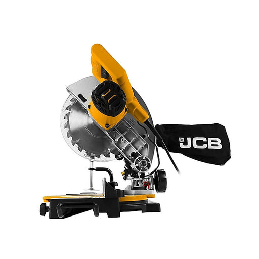 JCB Compound Mitre Saw JCB-MS210-C 240V 210mm Corded Spindle Lock Yellow - Image 1