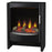 Electric Stove Heater Fireplace LED Flame Effect Modern Black Freestanding 2KW - Image 1