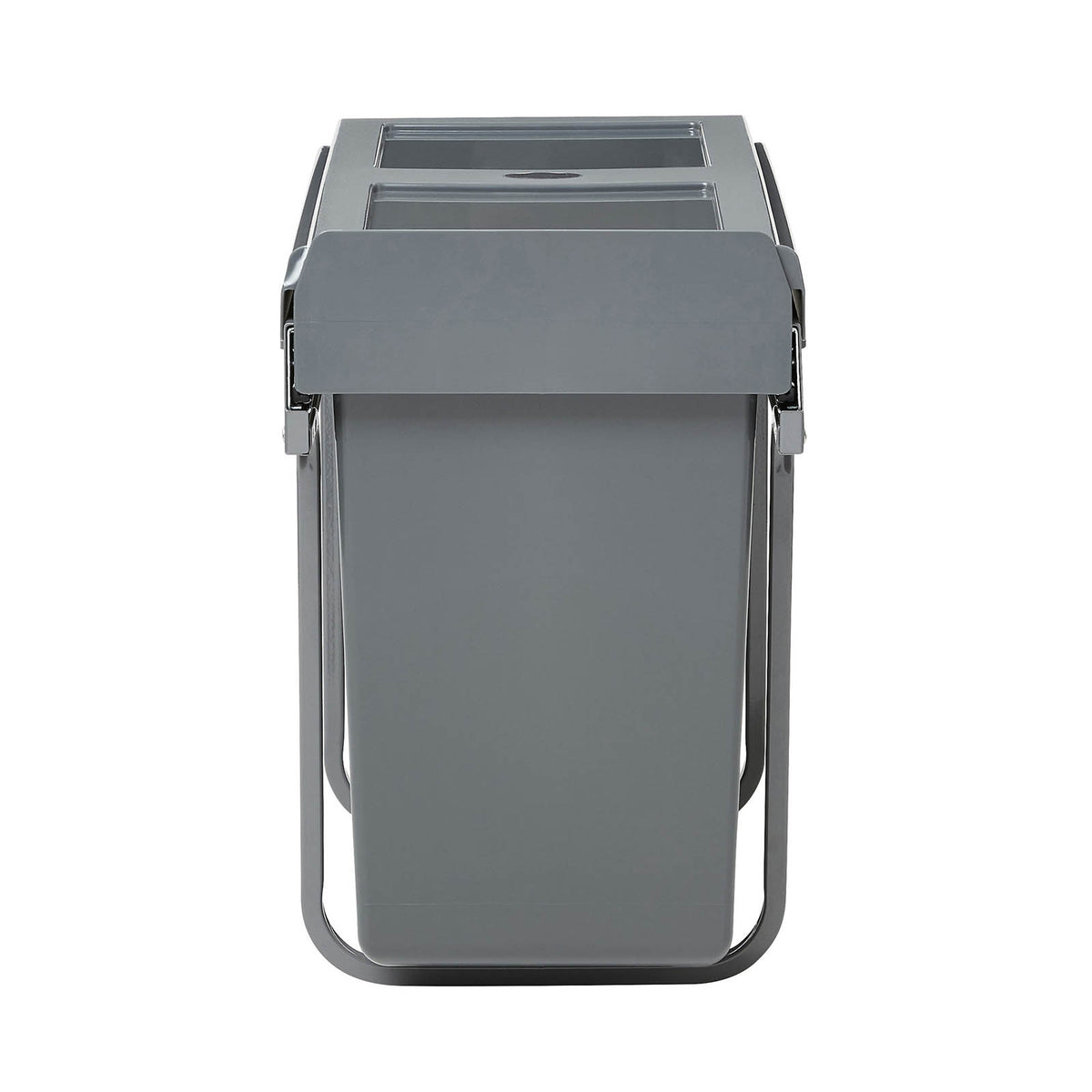 Kitchen Pull Out Bin 2 Integrated Containers Anthracite Rectangular 26L - Image 2