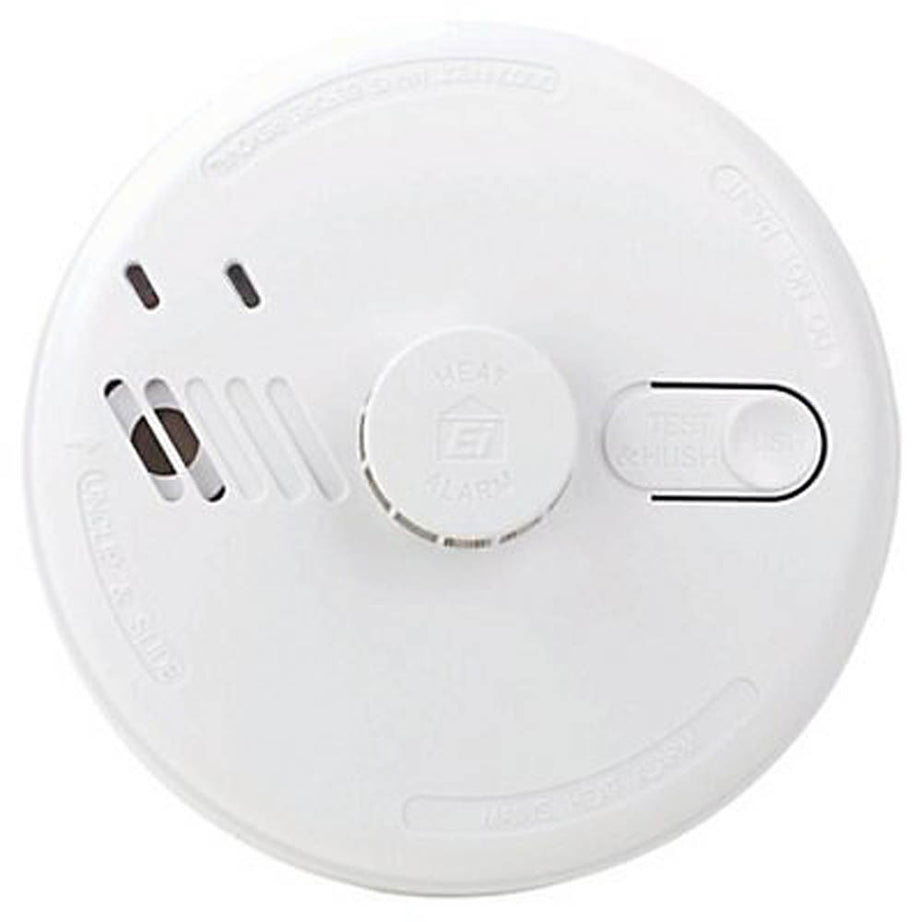 Heat Alarm Smoke Detector Thermistor Sensor Battery Back Up Kitchen Garages 230V - Image 1