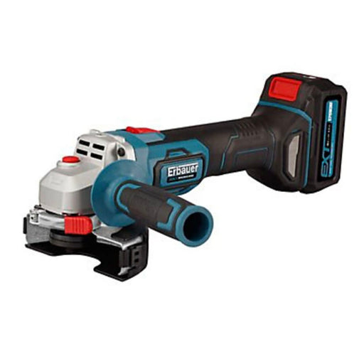 Erbauer Angle Grinder Cordless 18V 4Ah Li-ion EAG18-Li 115mm Brushless Soft Grip - Image 1