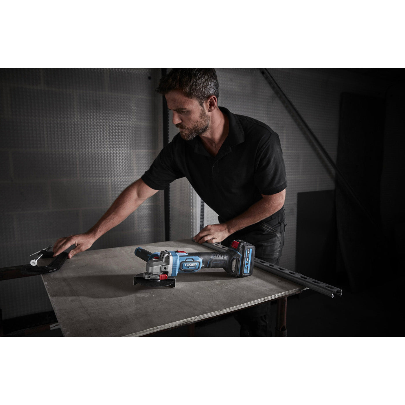 Erbauer Cordless Angle Grinder Brushless EAG18-Li EXT 18V 115mm Bare Unit - Image 5