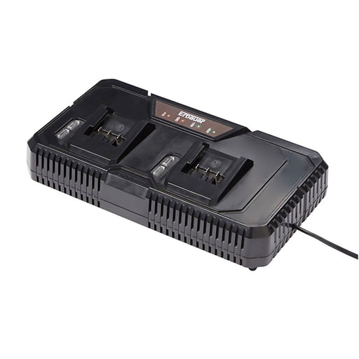 Erbauer EXT Battery Charger Li-ion Fast Wall Mounted Charges Two Batteries 18V - Image 1