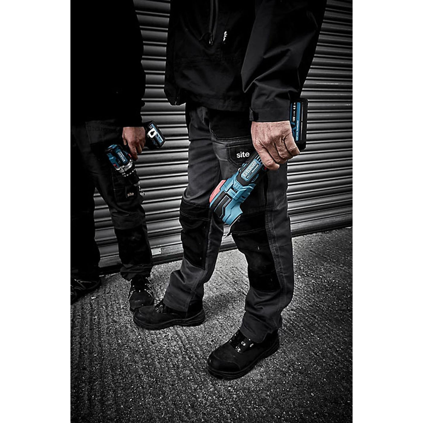 Erbauer Multi Tool Sander Cutter EMT18-Li-QC Cordless & Accessories 4Ah Li-ion - Image 2