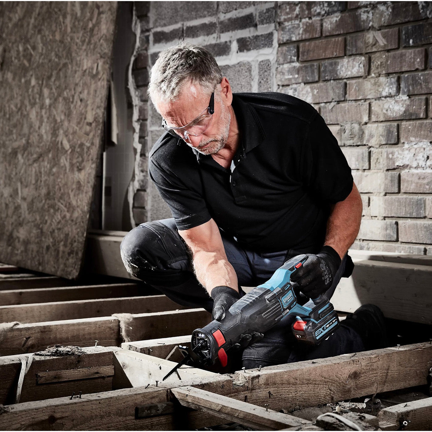 Erbauer Reciprocating Saw Cordless 18V Li-Ion ERS18-Li Brushless Body Only - Image 2