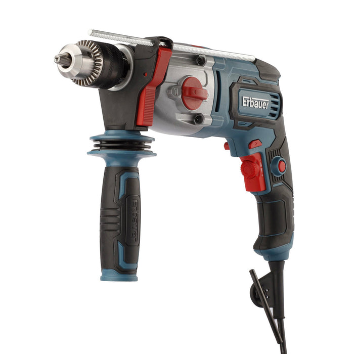 Erbauer Hammer Drill EHD800-2 2-in-1 Corded 800W 240V Brushed Variable Speed - Image 2