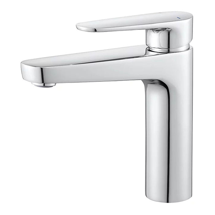 Bathroom Basin Mono Tap Solid Brass Modern Single Lever Chrome Sink Faucet 5 Bar - Image 2