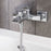 Shower Mixer Tap Bath Chrome Single Lever Wall Mounted Brass Contemporary - Image 6