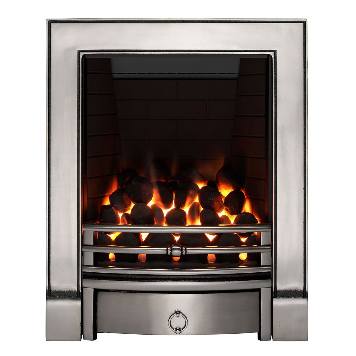 Focal Point Gas Fire Soho Full Depth Chrome Manual Control 3.75kW - Image 1