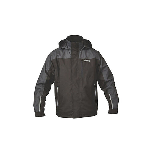 DeWalt Jacket Hybrid Unisex Black Grey Comfort Waterproof Regular Fit Size M - Image 1