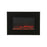 Electric Fireplace Wall Mounted Flat Glass Black Flame Effect Remote 1.9kW - Image 2