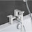 GoodHome Bath Shower Mixer Tap Wydon Chrome For High Pressure Water Systems - Image 3