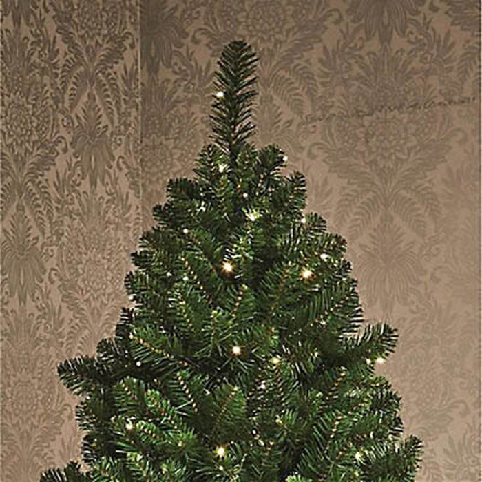 Artificial Christmas Tree Pine 280 LED Warm White Pre Lit 6ft Full Green Modern - Image 4