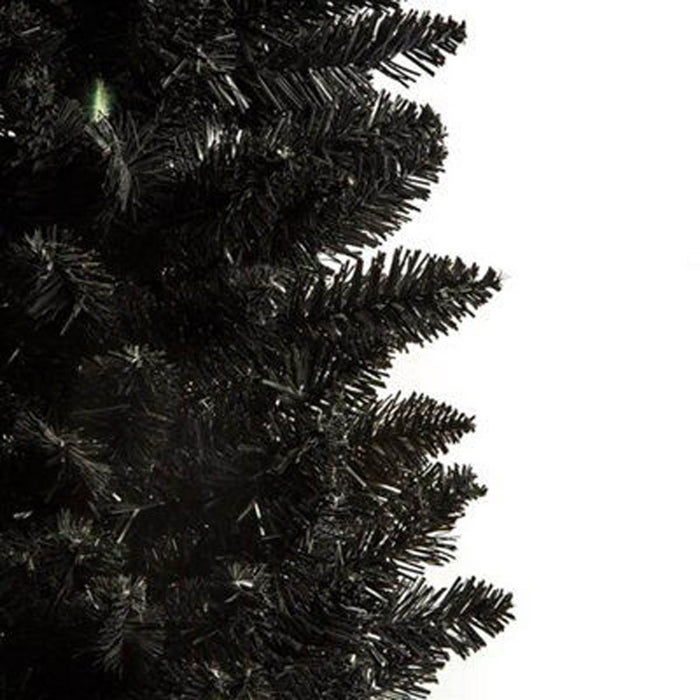 Artificial Christmas Tree Pencil Pine Black Metal Stand Home Decoration 7ft - Image 4