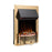 Dimplex Electric Fire Optiflame Brass Effect 2 Heat Settings Remote Control 2kW - Image 3