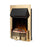 Dimplex Electric Fire Optiflame Brass Effect 2 Heat Settings Remote Control 2kW - Image 4