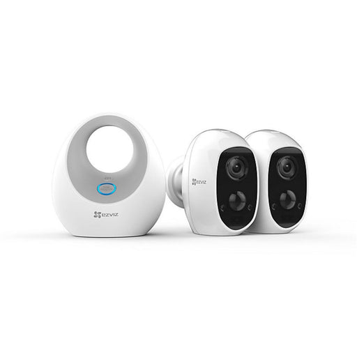 Security System All-In-One Smart Weatherproof Wi-Fi White Wide-angled 1080p IP65 - Image 1