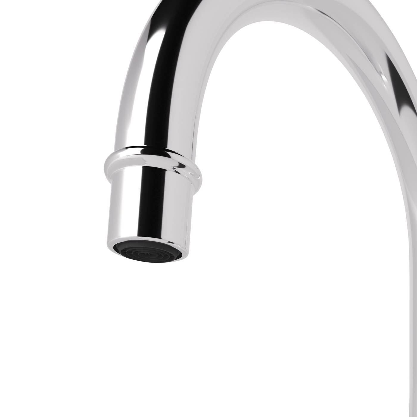 Kitchen Sink Tap Mixer Chrome Single Side Lever Ceramic Cartridge Traditional - Image 3