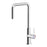 Kitchen Tap Side Lever Brass And Metal Alloy Silver Chrome Effect Modern - Image 1