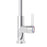 Kitchen Tap Side Lever Brass And Metal Alloy Silver Chrome Effect Modern - Image 4
