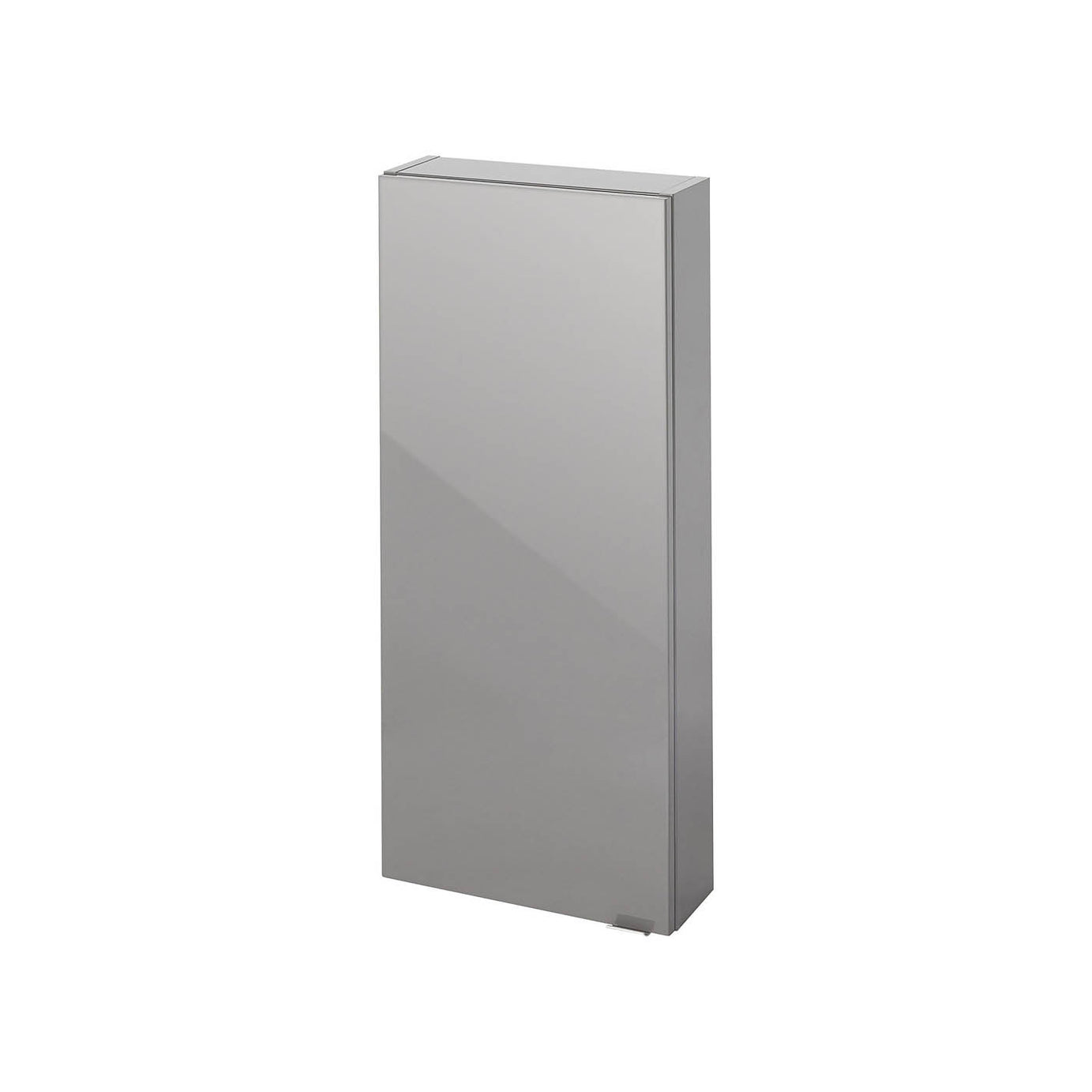 GoodHome Imandra Compact Gloss Anthracite Bathroom Single Wall cabinet (H)90cm (W)4cm - Image 1