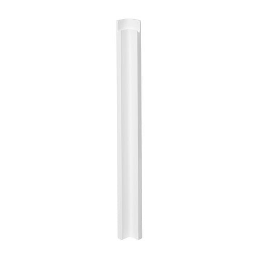 GoodHome Garcinia Integrated Handle Corner Post Gloss White (W)59 x (H)715mm - Image 1