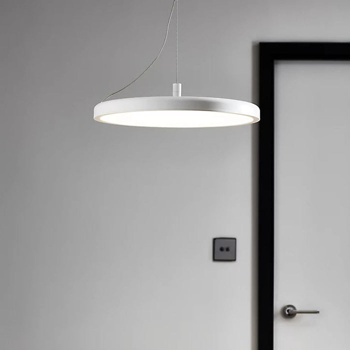 LED Ceiling Light Pendant Matt Warm White Modern Dimmable Adjustable Height - Image 3