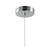 LED Ceiling Light Pendant Lamp 3 Lamp Chrome Effect Modern Warm White Adjustable - Image 6