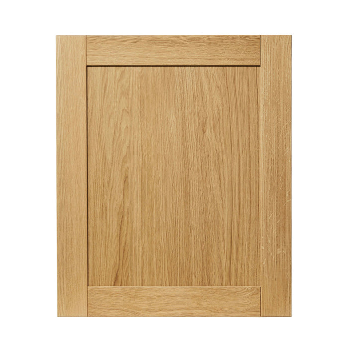 GoodHome Verbena Natural oak shaker Highline Cabinet door W600mm - Image 1