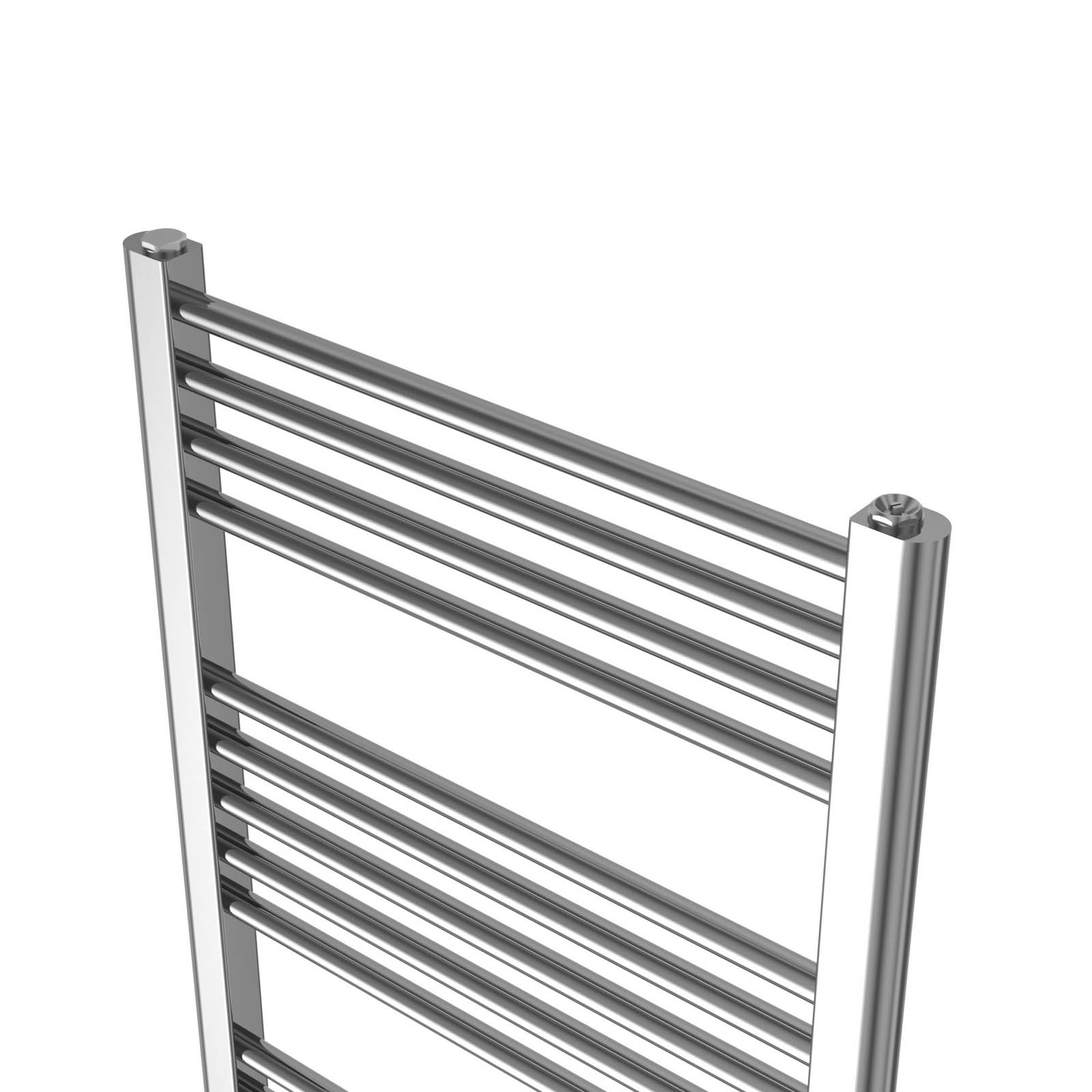 Flomasta Towel Rail Radiator Electric Warmer Chrome Bathroom (W)500 x (H)1100mm - Image 4