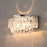 Wall Light LED 2 Lamp Steel Chrome Effect Crystal Glass Bedside Indoor Modern - Image 2