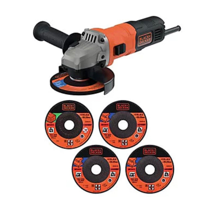 Black & Decker Corded Angle Grinder 710W Cutting Grinding Polishing Tool - Image 1