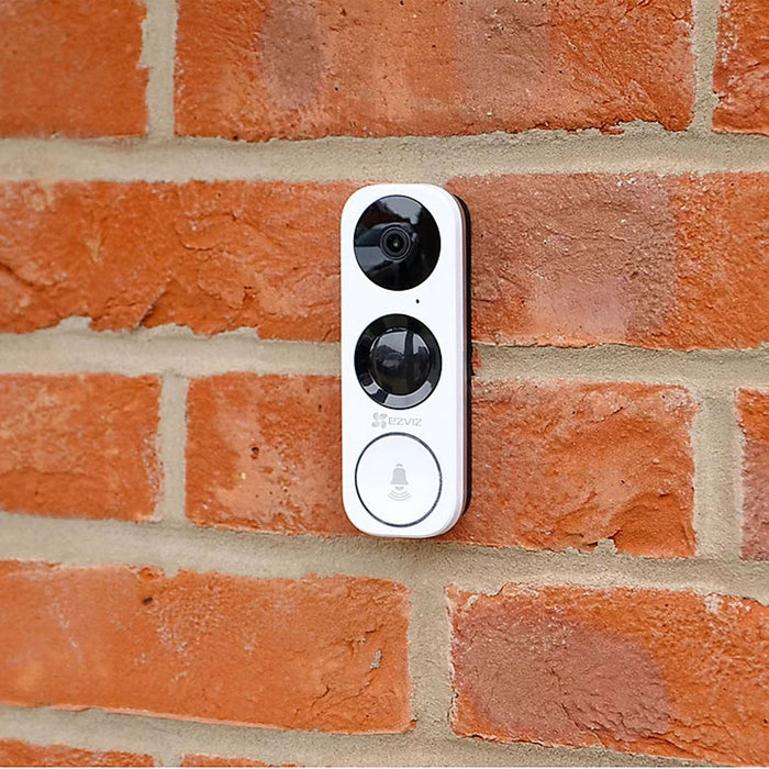 Video Doorbell Chime White LED Smart 3MP WiFi Outdoor PIR Weatherproof IP65 - Image 3