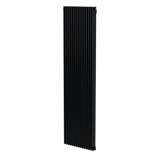 Designer Radiator Anthracite Steel Vertical Central Heating 1447W W500xH1800mm - Image 1