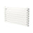 Designer Radiator Single Panel White Steel Flat Horizontal 726W (H)62x(W)120cm - Image 1