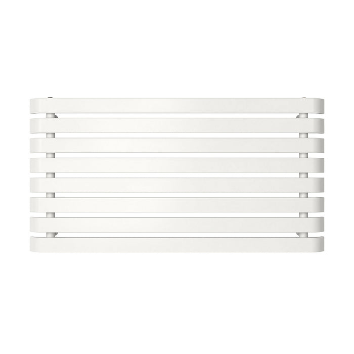 Designer Radiator Single Panel White Steel Flat Horizontal 726W (H)62x(W)120cm - Image 3