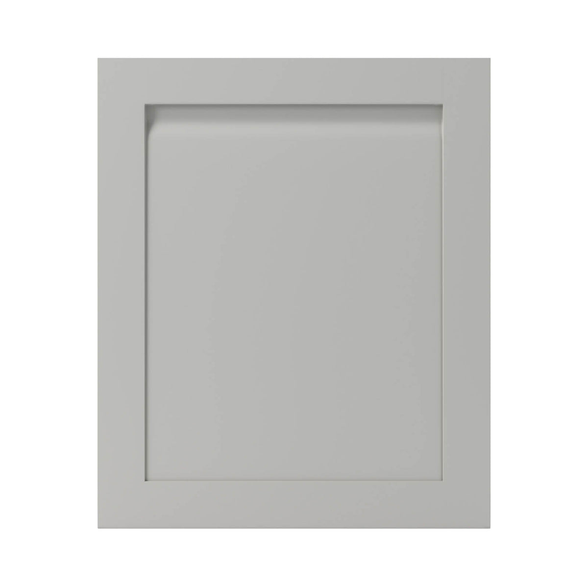 Kitchen Cabinet Door Garcinia Matt Grey Integrated Handle Modern W60xH71.5xT2cm - Image 1