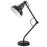 Table Lamp Desk Light Angled Adjustable Reading Matt Black Industrial Metal 40W - Image 1