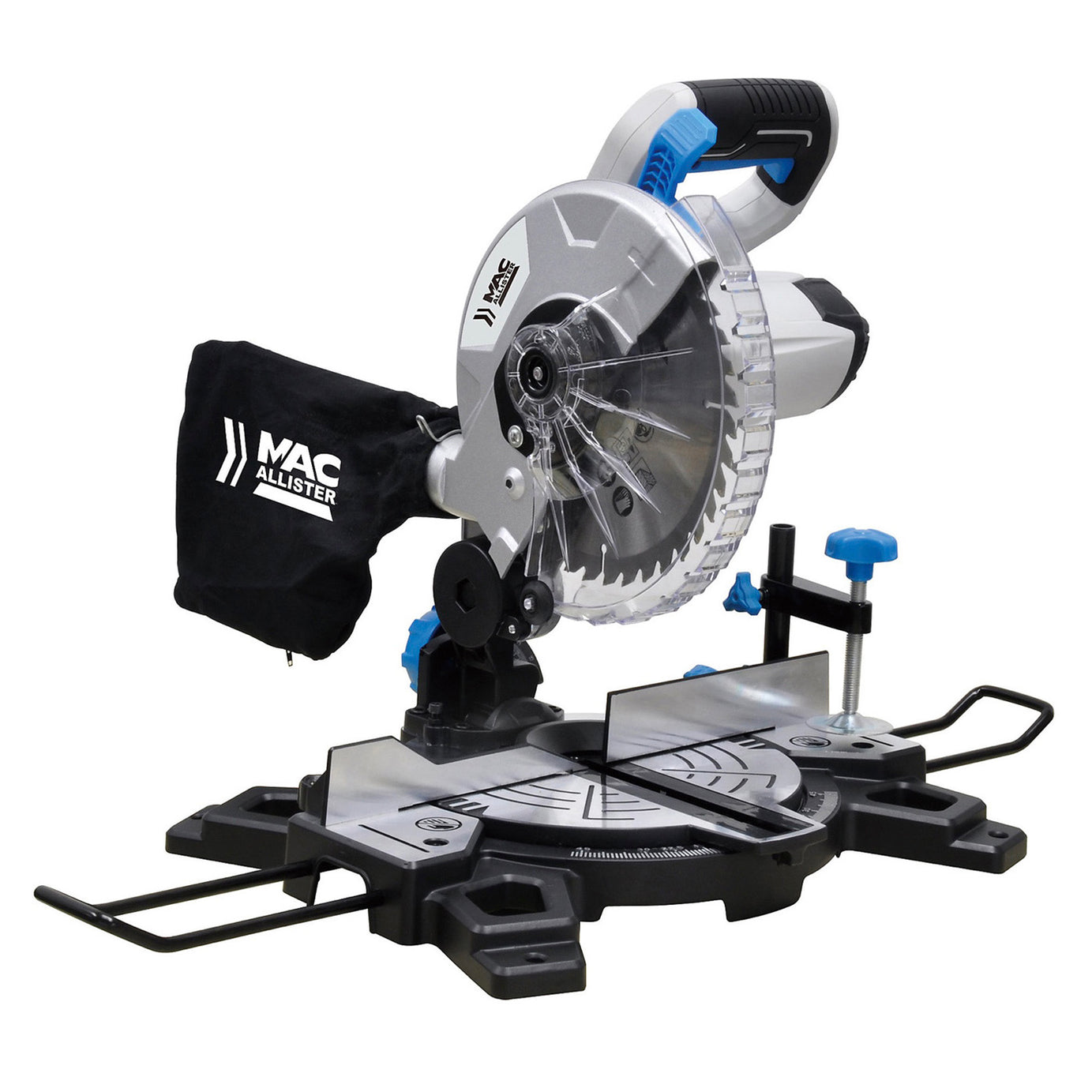 Mac Allister Compound Mitre Saw MMIS210C-B 1500W 220-240V 210mm - Image 1