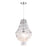 Pendant Ceiling Light Chandelier Chrome Crystal Beads Elegant Living Room 28W - Image 3