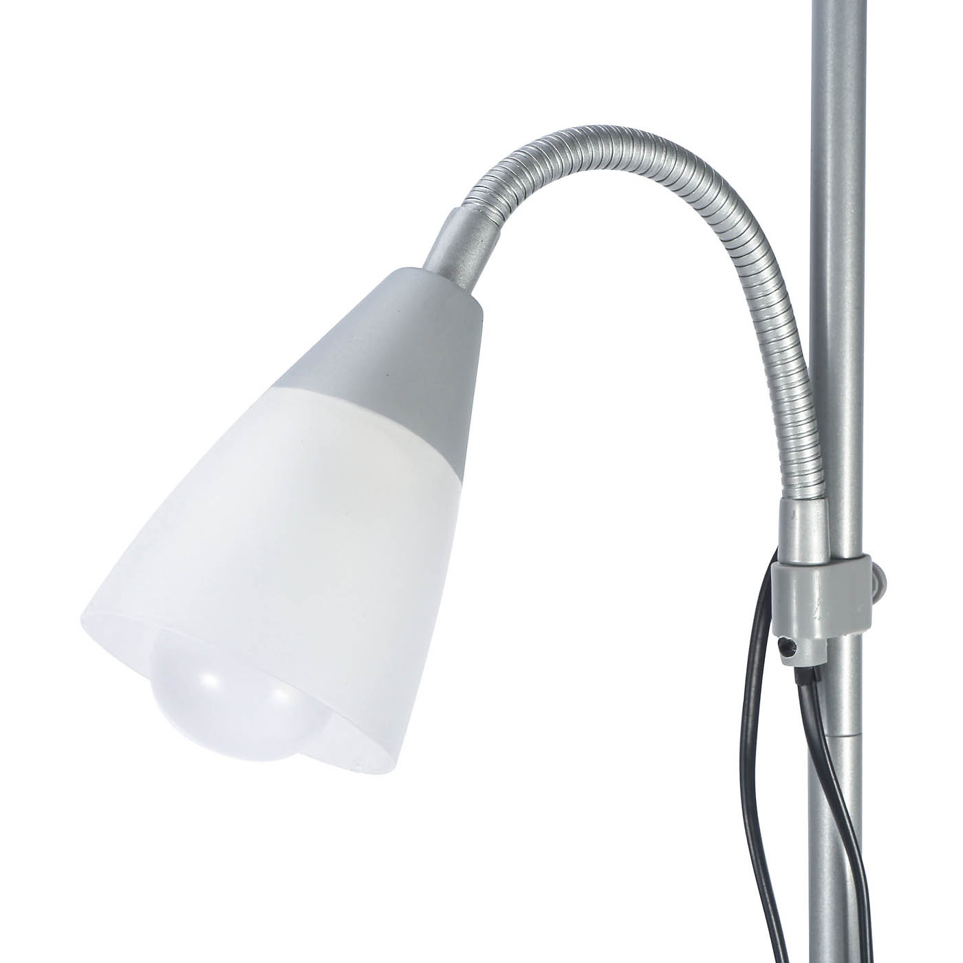 Matt Grey Mother & child floor light - Image 6