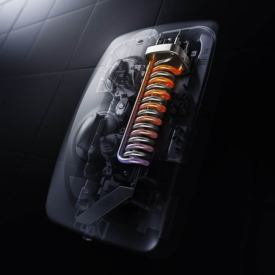 Mira Pumped Mixer Shower Electric 9.8kW White 4 Spray Pattern Round Head - Image 9