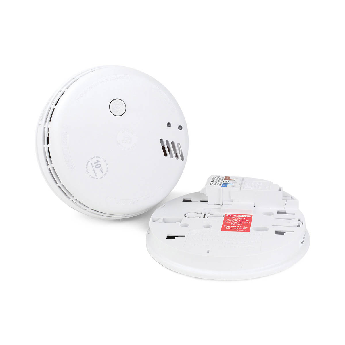 Aico Alarm Base Interlinked Ei168RC White Battery Mains Powered LED Indicator - Image 1