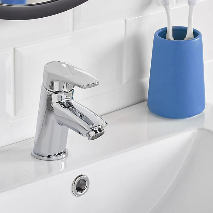 Bristan Bathroom Tap Mono Mixer 1 Lever Chrome Effect Ceramic Cartridge 5Bar - Image 2