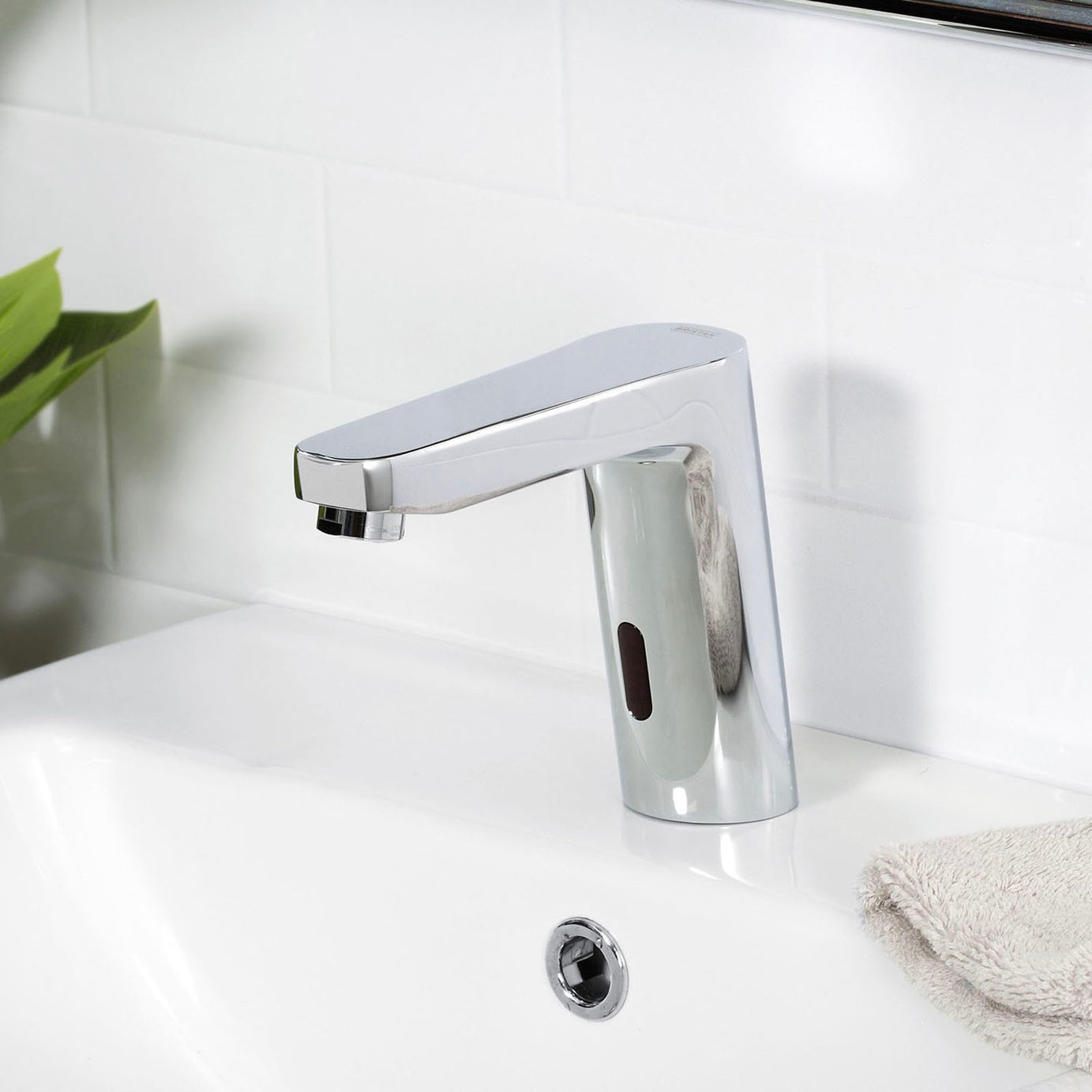 Bristan Basin Sensor Tap Mixer Touch Free Bathroom Deck Mount Modern Chrome - Image 3