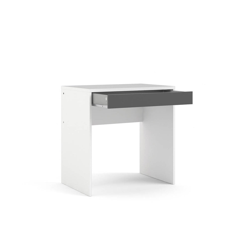 Tvilum Desk Home Office Grey 1 Drawer Compact Workstation (H)765 (W)747 (D)482mm - Image 8