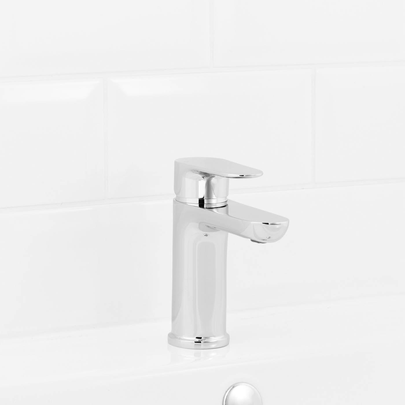 Bathroom Basin Tap Mono Mixer Full Turn Chrome Modern Single Lever Faucet - Image 4