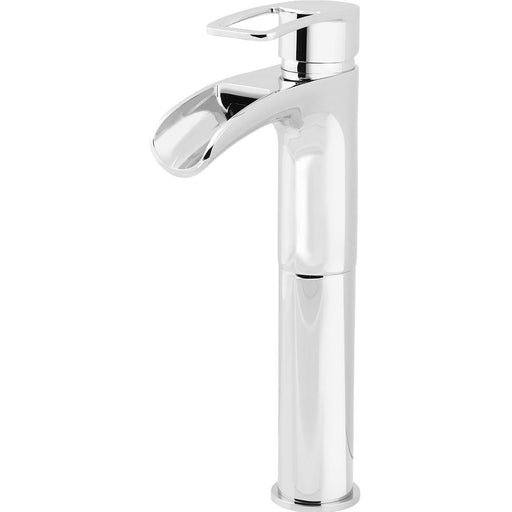 GoodHome Mono Mixer Tap Basin Olmeto Waterfall Chrome Plated High Low Pressure - Image 1